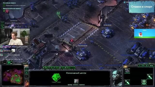 [nix] nix впервые проходит кампанию starcraft 2 микруха пошла!