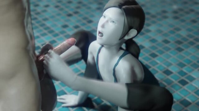 Wii Fit Trainer Footjob 1080p