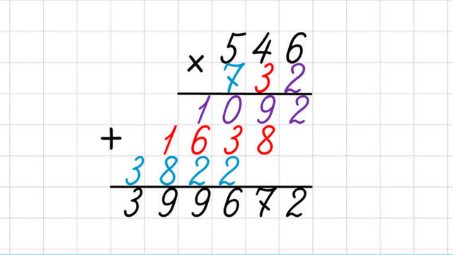 Умножение на трёхзначное число в столбик. Как умножать столбиком?