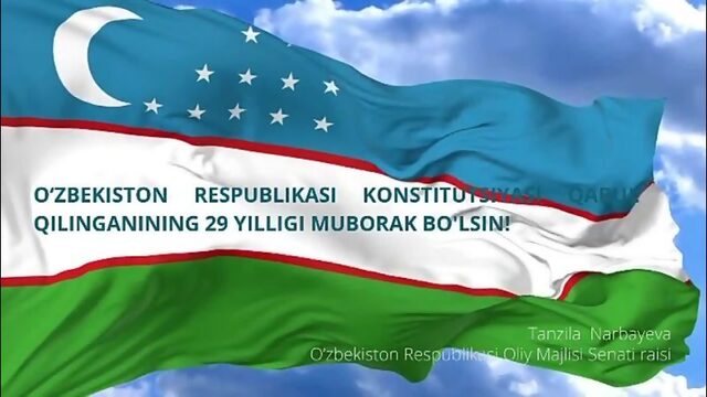 On the occasion of 29th anniversary of adoption of Constitution of the Republic of #Uzbekistan, Organization of @Turkic_States