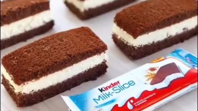 "Kinder Milk Slice" в домашних условиях. / Наша группа в ВК: "ТОРТ-РЕЦЕПТ-VК".