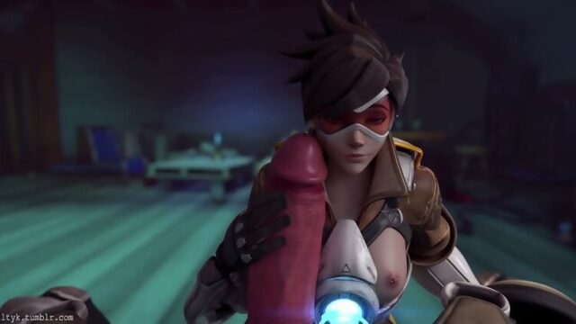 Tracer x Roadhog 2160p 3D porn