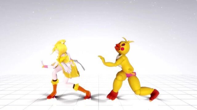 【MMD x FNAF】純情スカート - Junjou Skirt【TOY CHICA-TEST MODEL】