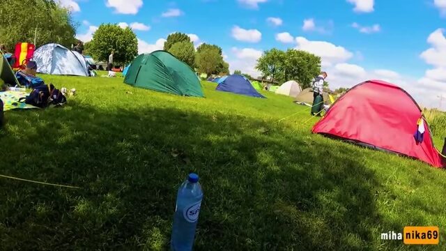 VERY RISKY SEX IN A CROWDED CAMPING AMSTERDAM _ PUBLIC POV by KAMASTETICA